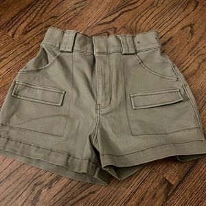 high rise mom shorts